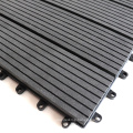 Antiscratch Anticorrosion Barefoot Friendly 300X300mm Outdoor WPC Decking Tile